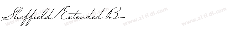 Sheffield Extended B字体转换